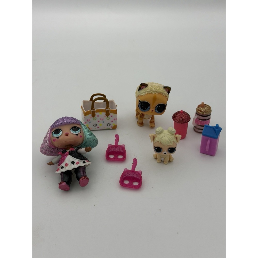 LOL Surprise Pranksta Eau De Splatters Baby Dog Lot Accessories MGA